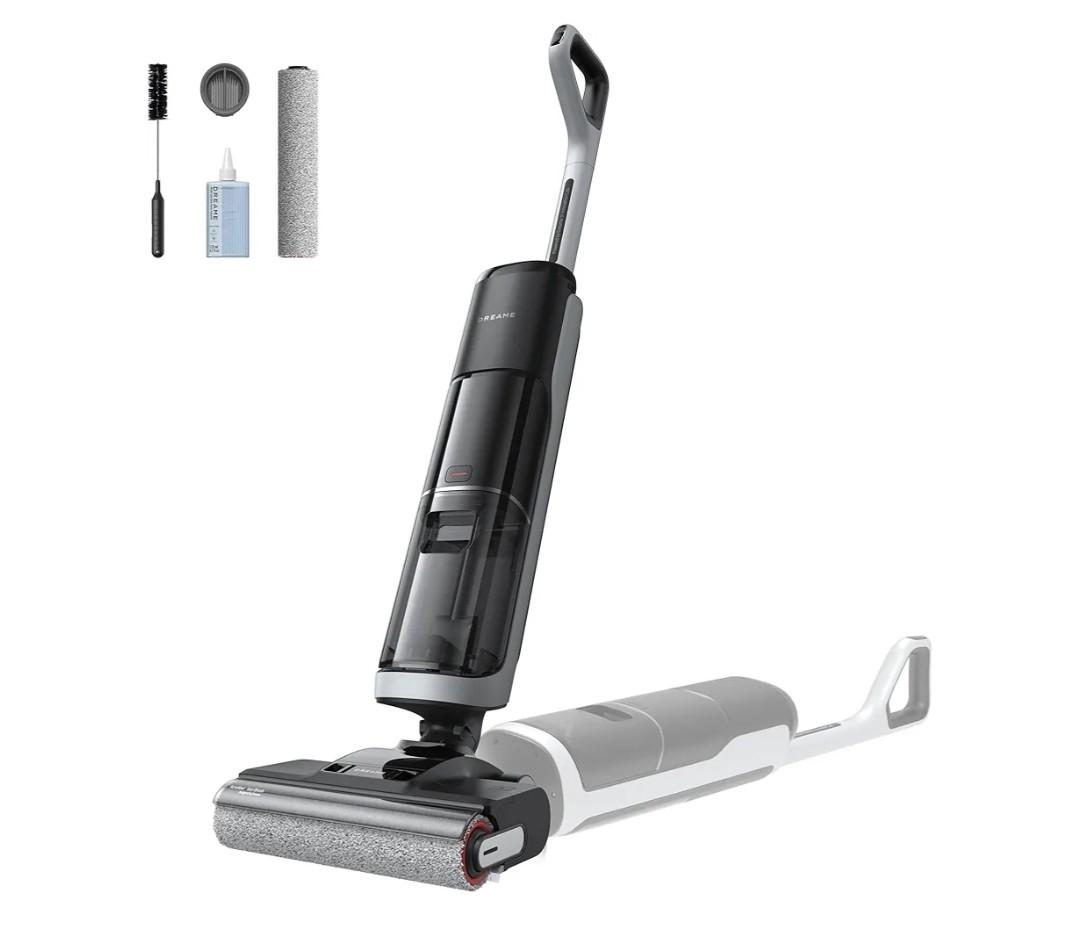dreame H14 Cordless Vacuum Mop, 180° Lie-Flat Wet Dry Vacuum cleaner, 140°F Brush Washing, Fast Hot Air Drying in 5Mins, Smart Hard Floor Cleaner Machine with Powerful Suction, Great for Sticky Messes