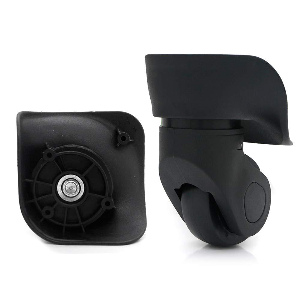 Zoofen 1 Pair Luggage Repair Wheels Replacement Luggage Wheels Suitcase Wheels Replacement (W041-2X)