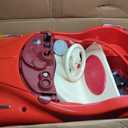 Kids Ride on Car with Remote - Classic Toddler Car for Kids Ages 3-6 - 6V Battery-Powered Ride on with Lights and AUX Port by Lil' Rider (Red)