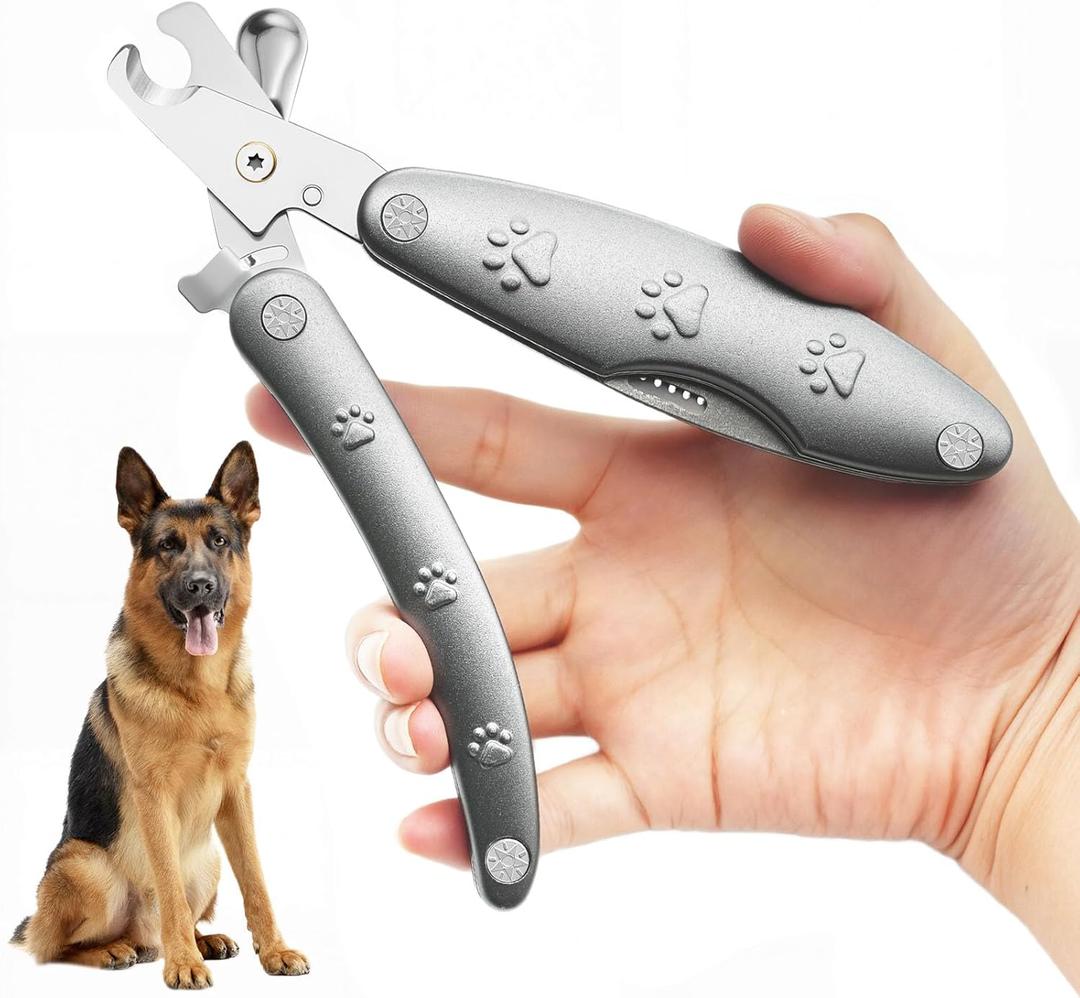 Dog Nail Trimmers for Sensitive Dog, Sharpest Quiet Smoothest Dog Nail Clipper for X Large Medium Small Size Breed, Heavy Duty Metal Dog Toenail Clippers for All Dogs with Thick Toenail Dog Nail Trimmers for Sensitive Dog, Sharpest Quiet Smoothest Dog Nail Clipper for X Large Medium Small Size Breed, Heavy Duty Metal Dog Toenail Clippers for All Dogs with Thick Toenail