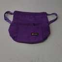 ZOORON Waterproof Drawstring Gym Backpack Bag for Men & Women, Sport Gym Sack Mini Travel Daypack (A07-dark Purple)