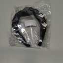 xieketn Black Halloween Headbands for Women, Fashion Ghost Halloween Accessories, Top Knotted Headbands for Women, Black Headband with Alloy Rhinestone Embellishment Spooky Party Hair Accessory