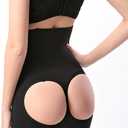VENDAU Butt Lifting Shapewear for Women Butt Shaper Body Shaper Tummy Control Butt Lifter Panties for Women But Crossdresser (Black, XXL)