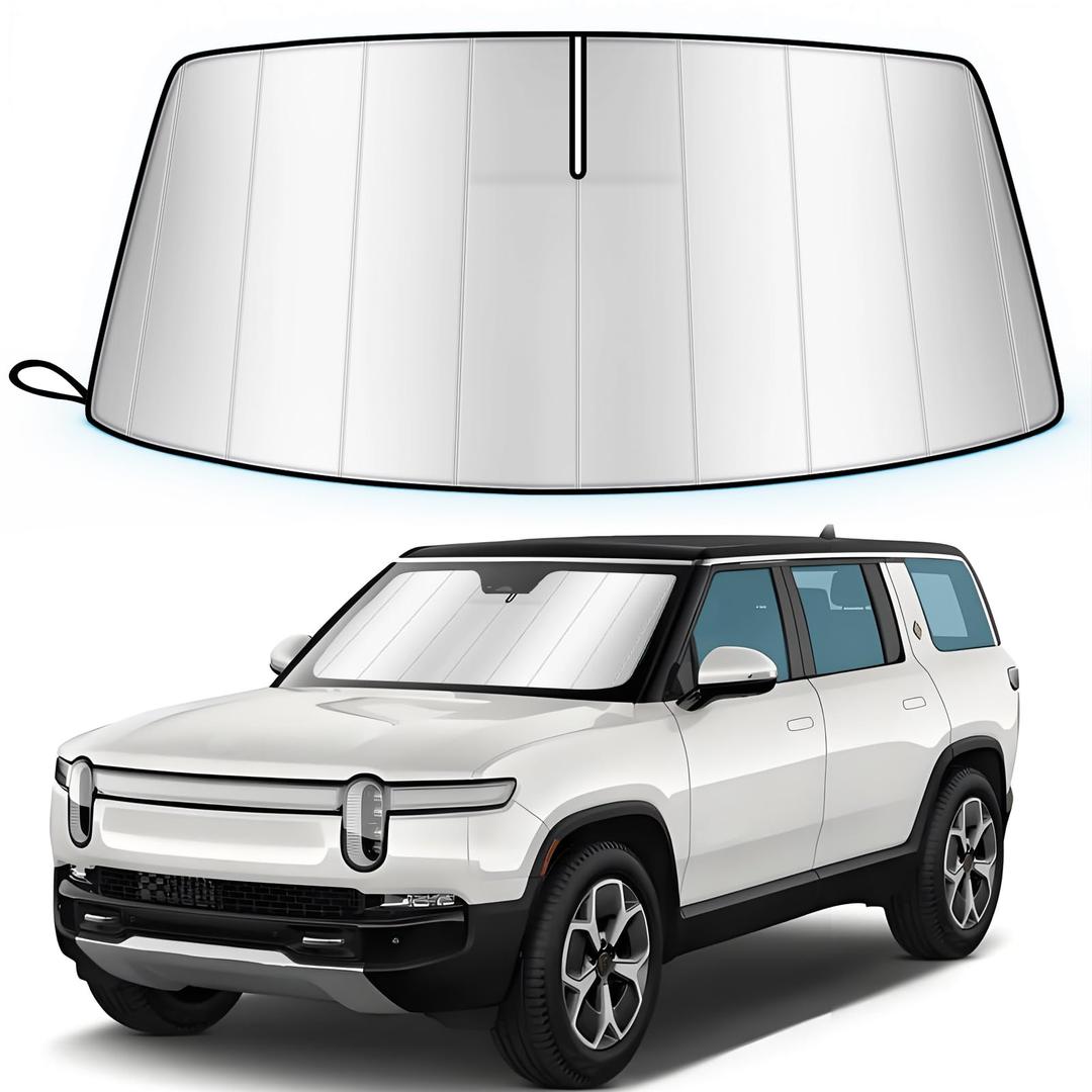 TATMAKLOONG Windshield Sun Shade for Toyota RAV4 2019-2026 Folding Design