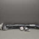 200" Retractable Baby Gates Dog Gate Extra Wide, 42" Tall Child Pet Safety Gate with Reinforced Strips for Stairs, Long Mesh Garage Gates Fence for Outdoor Indoor Large Openings Driveway Decks Patio (Black)