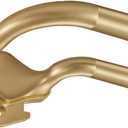 Gold Double Curtain Rods For Windows 28-48 Inch,Heavy Duty Double Curtain Rod with Aluminum Finials and Bracket,Adjustable Double Window Rods For Blackout Or Room Darkening Panels