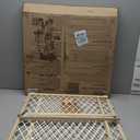 Toddleroo by North States - Diamond Mesh Wooden Baby Gate: Pressure Mounted Baby Gate for Doorways - Adjustable 26.5 to 42 Inches Wide - 23 Inches Tall