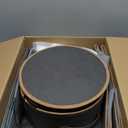 Hard Shell China Storage Containers  5 Piece Set for Storing Dinner Plates, Salad Plates, Mugs, Quilted Dividers for Safe Moving and Seasonal Storage, Grey with Brown Edging