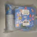 Pool Party Supplies,146Pcs Summer Plates and Napkins for 24 Guests