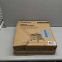 Folding Utility Cart Portable Rolling Crate Handcart Shopping Trolley Collapsible Tool Box, with Lid, on 4 Rotate Wheels, for Grocery, Shopping, Office, Teacher, Camp(Black)