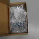 goldenwarm 5 Pack Black Cabinet Knobs for Dresser Drawers Kitchen Hardware Handles 1.1 inch Width Square Knob for Cabinets,Zinc Alloy