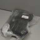 Vorspack Clear Backpack Heavy Duty PVC Transparent Backpack with Reinforced Strap Stitches & Large Capacity for College Workplace Security - Black