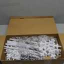 Enhon 10 Pack Snowflake Christmas Pathway Lights Outdoor, 8 Lighting Modes Waterproof Christmas Pathway Markers Lights with Timer for Xmas Walkway Patio Yard Lawn Outdoor Decorations(Warm White)