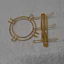 Tea Cups Holder,Gold Metal Coffee Cup Tea Cups Rack,Foldable Organizer for Coffee Cup Spoon and Saucers