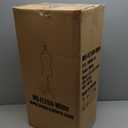 Mannequin Dress Form Female Dress Model Torso Display Mannequin Body 50-63 Inch Height Adjustable Tripod Stand (White, 50-63 Inches)
