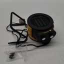 Outdoor Heaters for Patio, 1500W Portable Garage Heater with Overheat Protection & 3S Fast Heating, Non-Slip Cushion, Electric Space Heater for Patio, Garage, Greenhouse, Bedroom, Yellow