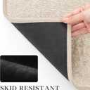 chakme Bathroom Rugs Mat 59x24, Ultra Thin Non Slip Bath Mat Quick Dry Absorbent Bath Mat for Bathroom Floor, (Light Beige, 59"x24")