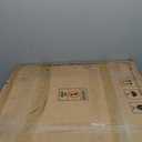 LINSY HOME Farmhouse End Table with Charging Station, Narrow Side Table for Living Room, Sofa Side Table with Drawer and Storage Cabinet, Small Nightstand for Home Office (Wood Door, Washed Grey and Brown)