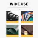 Grommet Kit 2000 Sets, Grommets Eyelets 6mm/10mm/12mm Sewing Eyelets Metal Grommet Kits Metal Eyelets Kits Grommets Eyelets for Repairing Canvas, Leather, Curtains (12mm)