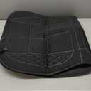 DgiqLeite Car Seat Cushions, Car Seat Cover Foldable Portable Seat Cover for Back and Seat Cushions with Bottom Anti Slip Silicon(1 Pack/Black)