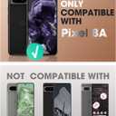 SUPCASE for Google Pixel 8A Case with Stand & Belt-Clip (Unicorn Beetle Pro), [Built-in Screen Protector] [Military-Grade Protection] Heavy Duty Rugged Kickstand Phone Case for Pixel 8A, Black