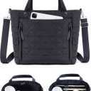 Puffer Tote Bag Compatible with Stanley Cup, Carry On Quilted Bag Work College Travel Handbags Gifts for Women