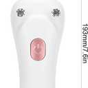 Ladies Facial Hair Remover, Electric Facial Hair Remover for Women USB Rechargeable Thread Epilator Cotton Threading Hair Removal with Cotton Thread and Pearl Powder for Face Arms Legs(Pinks)