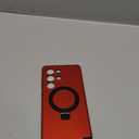 Designed for Samsung Galaxy S25 Ultra Case with Magnetic Ring Stand [Compatible with Mag-Safe][Military Grade Drop Protection][Build in Kickstand] S25 Ultra Phone Case 6.9",Red 251008