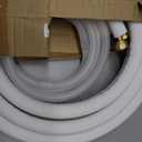 13 Ft Mini Split Line Set Air Conditioning Copper Tubing Pipe Extension 1/4" & 3/8" PE Thickened for AC and Heating 9000BTU
