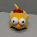 Interactive Dog Toy Ball, Rechargeable Jumping Plush Toy with Motion Activation for Small Large Dogs, Squeaky Moving Bouncing Ball for Pets Keep Busy Reduce Boredom, No Loud Music (Chicken)