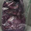 Rockland Double Handle Rolling Backpack, PURPLEPEARL, One Size