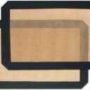 Silicone Baking Mat,Silicone Mat,2 Pack Reusable Non-Stick Baking Mat,Food Safe Silicone Mats for Baking, Oven Baking Sheet for Making Cookies, Macaroons, Bread,(11.8"L x 8.3"W)