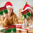 40pcs Christmas Napkins Decorations, Red and Green Merry Christmas Napkin, Xmas Tree Napkins for Winter Holiday Xmas Birthday Party Supplies