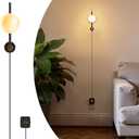 L LOHAS LED Night Lights Plug into Wall, Dimmable Night Light, Dusk to Dawn Sensor, 0-100LM Adjustable Brightness, Soft White 3000K Globe Shade Milky Nightlight with 4.92ft Cord for Bathroom, Hallway