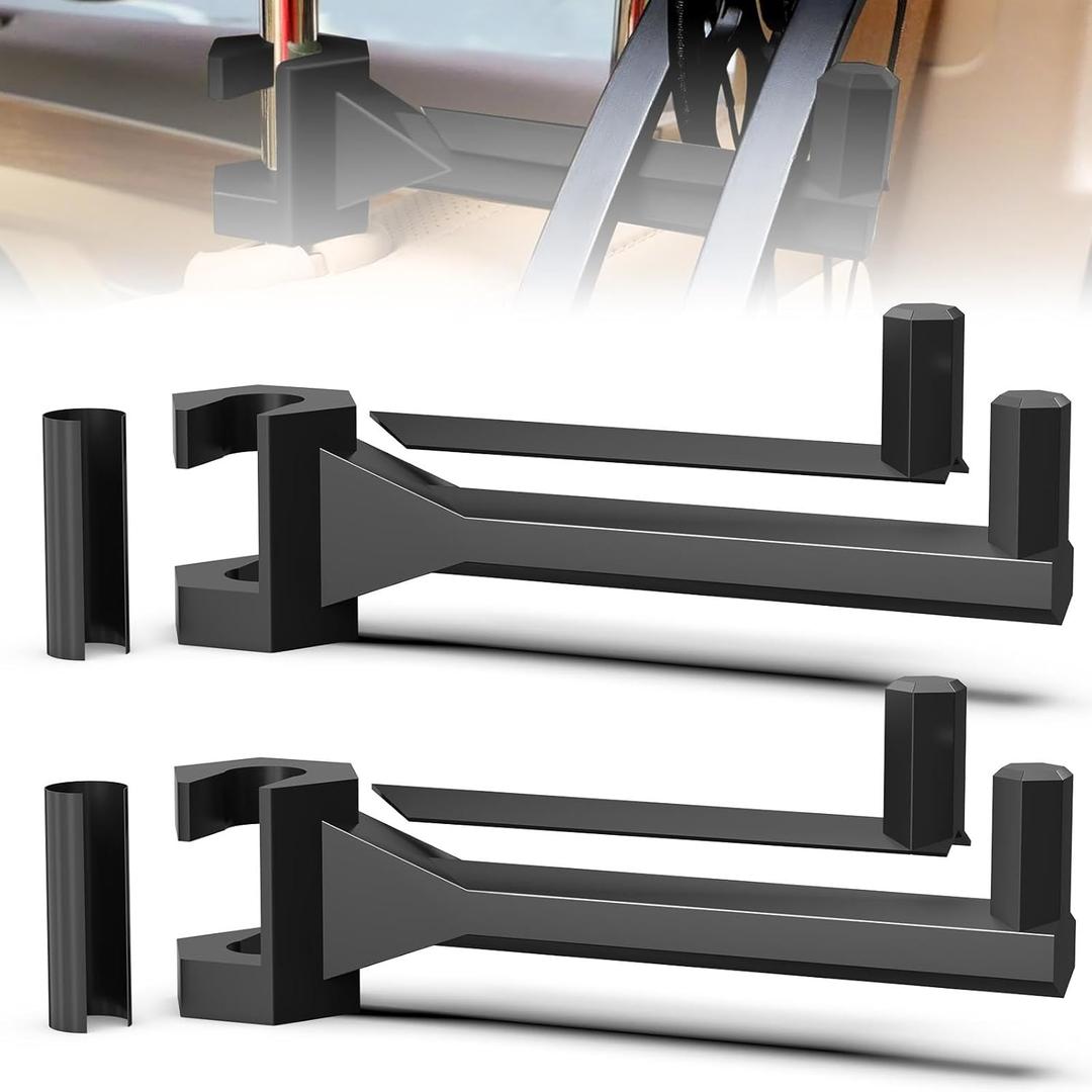 Buddy 2-Pack - Universal Vehicle Headrest Mount for Compound Bows, Secure & Space-Saving Storage for Trucks/SUVs/Cars, Soft-Padded Anti-Scratch Design