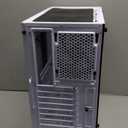 GAMDIAS White RGB Gaming ATX Mid Tower Computer PC Case with Side Tempered Glass and Excellent Airflow Design & 3 Built-in 120mm ARGB Fans