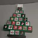 Wooden Advent Calendar, 2025 Countdown Christmas Tree Advent Calendar with 24 Storage Drawers, DIY Reusable Advent Calendar Boxes for Kids, Adults