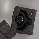 RETRUE Heavy Duty Trailer Lock for 2 5/16" Ball Coupler with Flange, Anti-Theft and Top Tier Security, Black