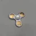 ATESSON Fidget Spinner Toy Ultra Durable Stainless Steel Bearing High Speed Precision Metal Material Hand Spinner Focus Anxiety Stress Relief Boredom Killing Time Toys Silver