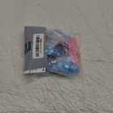 SATINIOR 2 Pieces Guinea Pig Clothes Baby Ferret Rats Hamster Soft Mesh Harness Leash Vest Set with Bell for Guinea Pigs, Hamster, Ferret, Rabbit, Chinchilla and Similar Small Animals(Blue, Pink, XS)