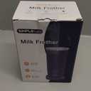 SIMPLETASTE Milk Frother, 4-in-1 Electric Milk Frother and Steamer, Automatic Warm and Cold Foam Maker and Milk Warmer for Latte, Cappuccinos, Macchiato, Dark Blue