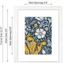 8x10 Picture Frame Set of 9 for Pictures 5x7 with Mat or 8x10 Without Mat, Wall Gallery or Tabletop display Photo Frames in White