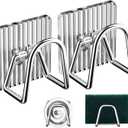 3 x ESINAM 2Pcs Sponge Holder for Kitchen Sink, Strong Adhesive Clear Acrylic Kitchen Sink Sponge Caddy for Kitchen Organization in Sink Multifunctional Inside Sink Sponge Holder