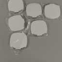 6 Pieces Retractable Cable Management Charging Cord Organizer Phone Cord Holder Retractable Cable Reels Small Winder Case for USB Cable Headset Cord Mouse Wire Charger Cable (White)