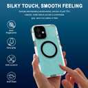Magnetic Waterproof Frosted Case for iPhone 16 Plus 6.7 inch, with Wrist Strap, Built-in Screen Camera Protector, Military Grade Shockproof, Full Body Rugged Phone Cover, Black-Side
