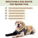 Dog Socks to Prevent Licking Paws ，Breathable Dog Leg Sleeve to Stop Licking and Biting， Firm and Secure Protect Wounds Dog Recovery Sleeve Socks(S-Right)