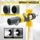 PWACCS Pressure Washer Gun with Foam Cannon, 100 ML | Mini No-Dilution Foam Cannon Pro Power Wash, Soap Cannon, 4 Nozzle Tips, For Car Wash