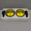 2PCS 4 Inch 60W Led Pod Lights 4x4 Offroad Yellow Driving Lights Flood Beam Waterproof Work Auxiliary Lights Bumper Lights Fit For 12V 24V Car Truck ATV Boat Motorcycle Fog Lights