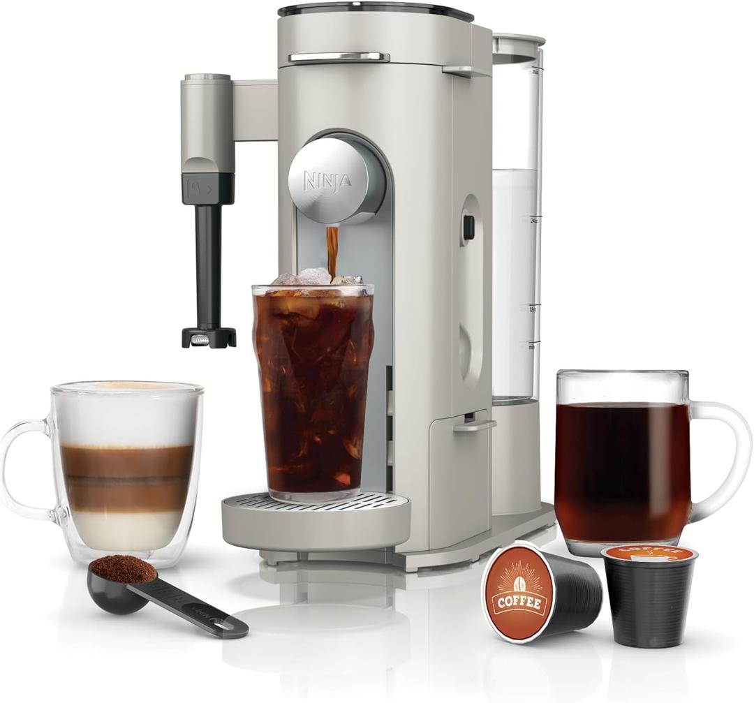 Ninja Single Serve Coffee Maker - Combo Machine, K-Cup Pods and Grounds