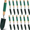 Lasnten 12 Pcs Small Gardening Tool Shovel Digging Trowel Wood Handle 14 Inch Garden Flower Planting Tool for Community Lawn Farm Flower Seed Plant Planting Weeding Indoor Plant Care
